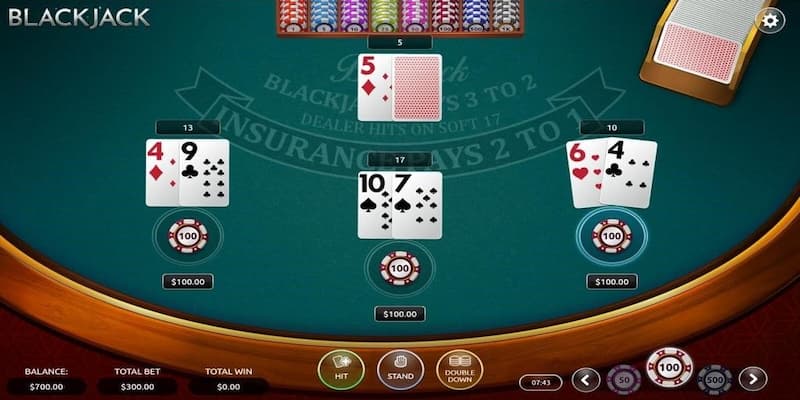 Giới thiệu game bài casino Blackjack Kubet11