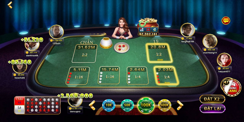 Game xóc đĩa của Kubet11 có đa dạng cửa cược với tỷ lệ trúng cao